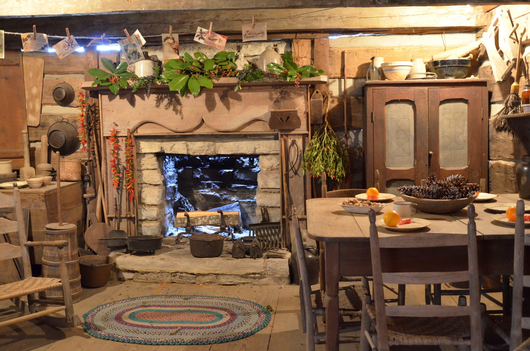 Cabin at the Museum of Appalachia in East Tennessee.
