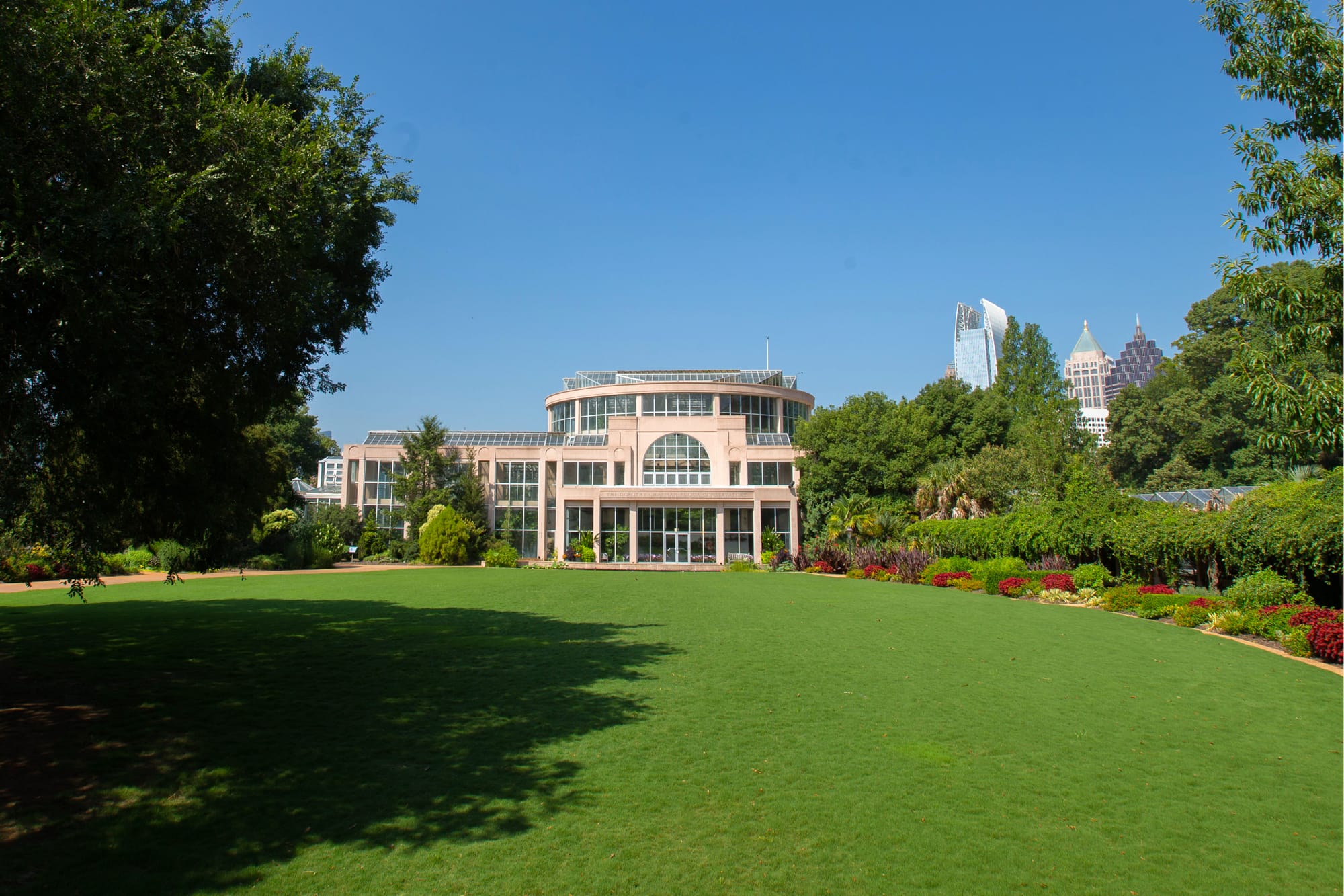 lass conservatory at Atlanta Botanical Garden in Midtown Atlanta