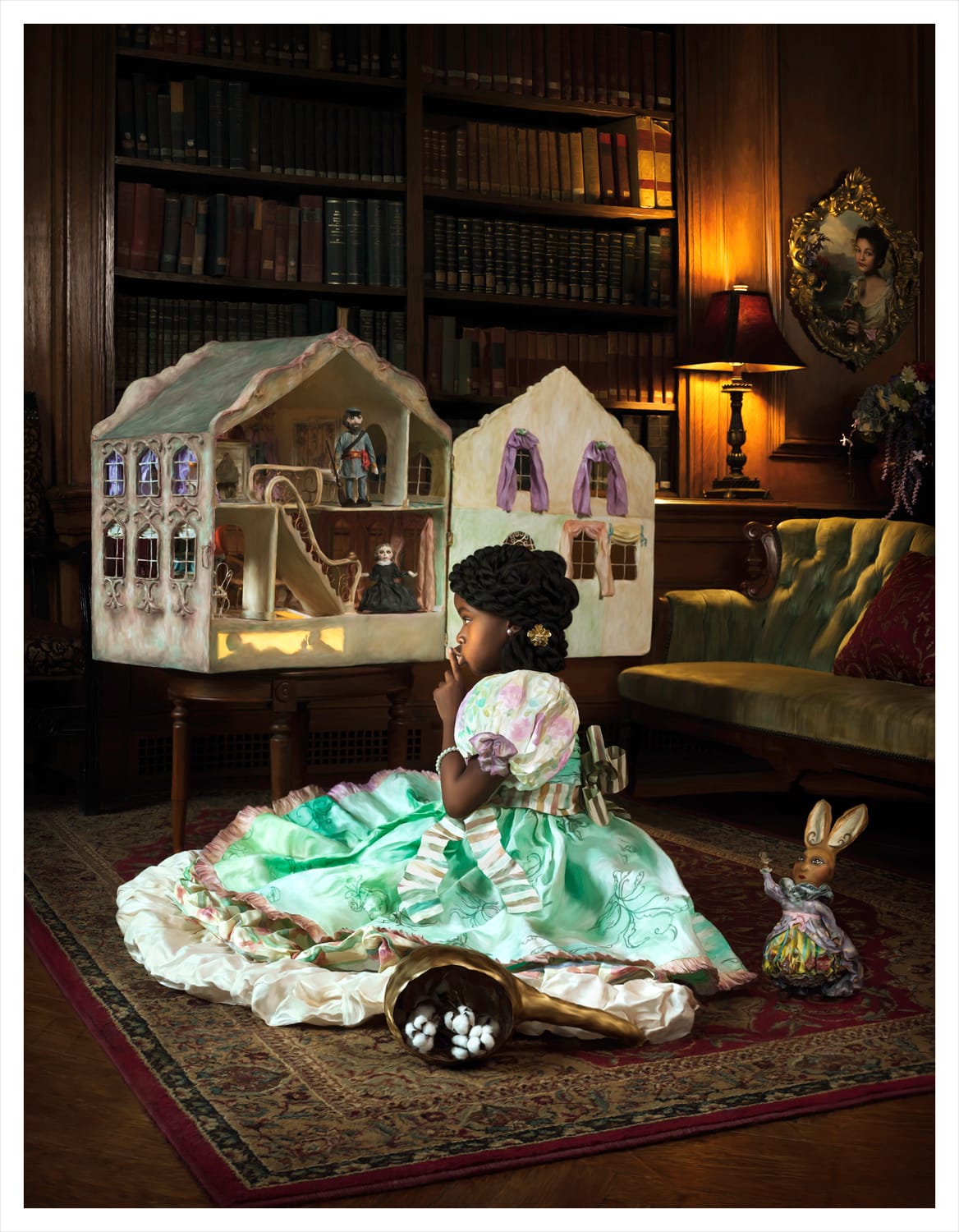 Fabiola Jean-Louis, Follow the Drinking Gourd, from the series “Rewriting History at t the National Museum of Women in the Arts.