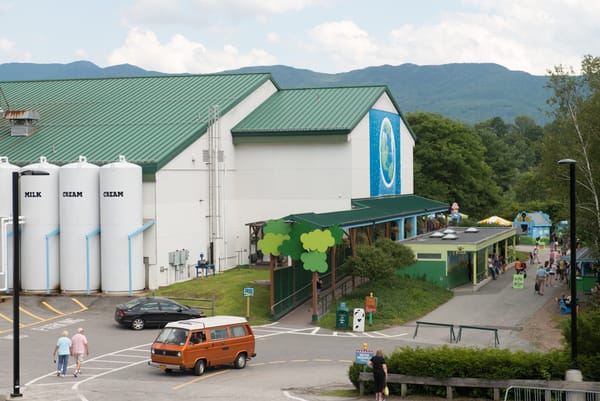 The Ben & Jerry ice cream Factory in Waterbury, Vermont.