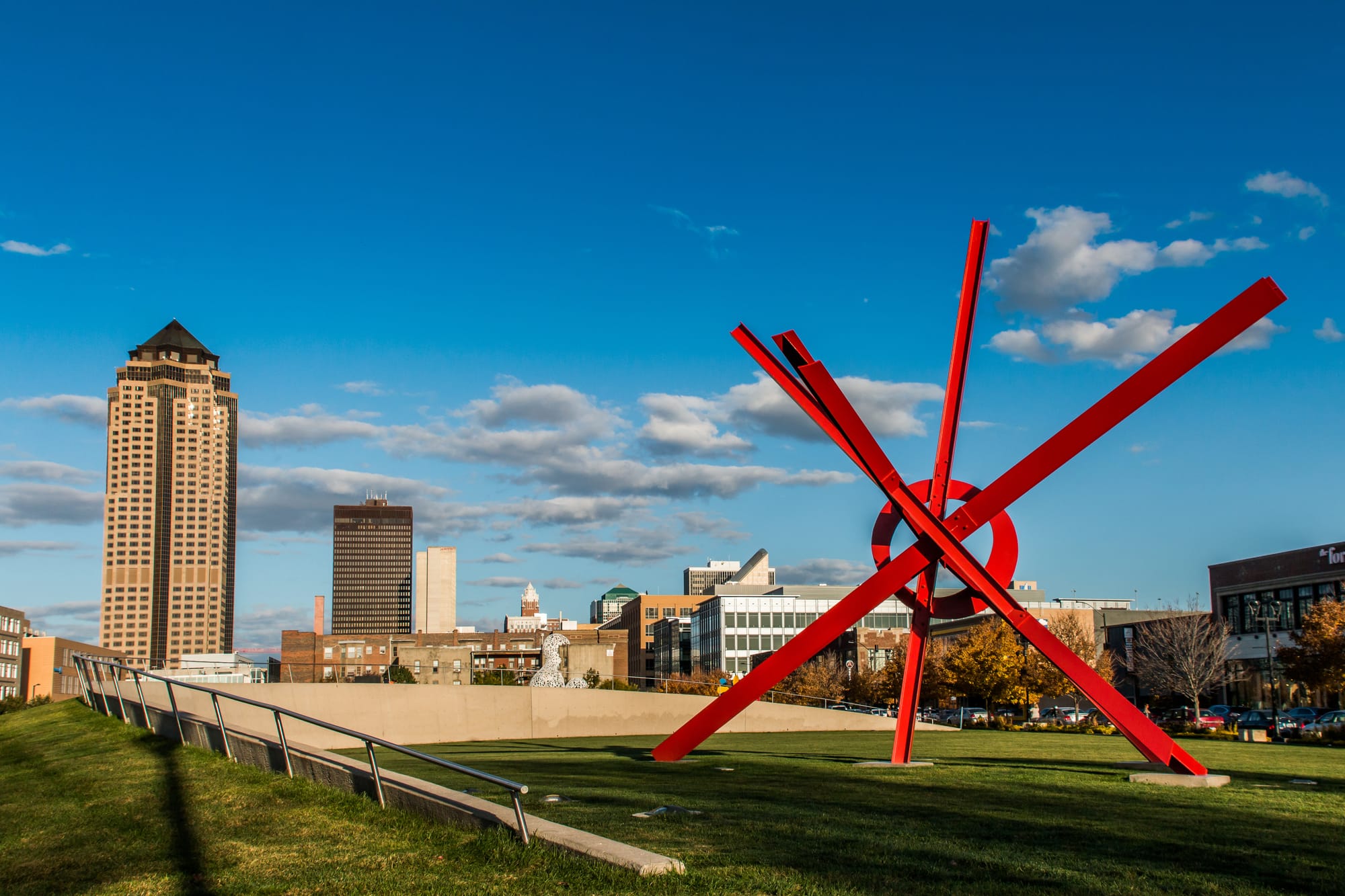 John and Mary Pappajohn Sculpture Garden in Des Moines, Iowa.