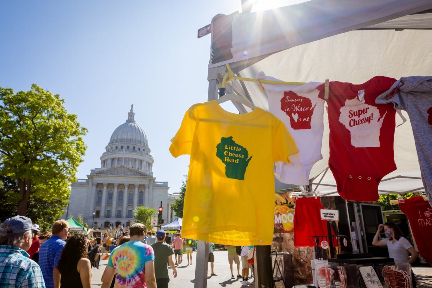 Dane County Farmers' Market in Madison, Wisconsin.